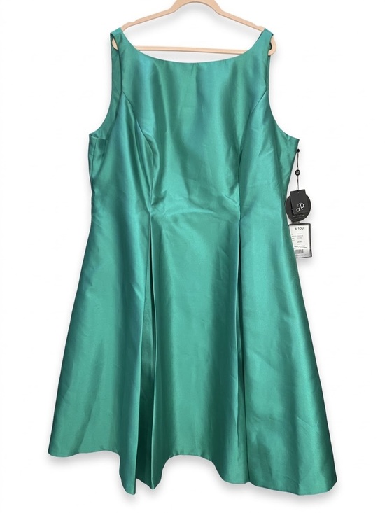 Adrianna Papell Dresses & Skirts - Adrianna Papell Girls' Teal Satin A-Line Party Dress